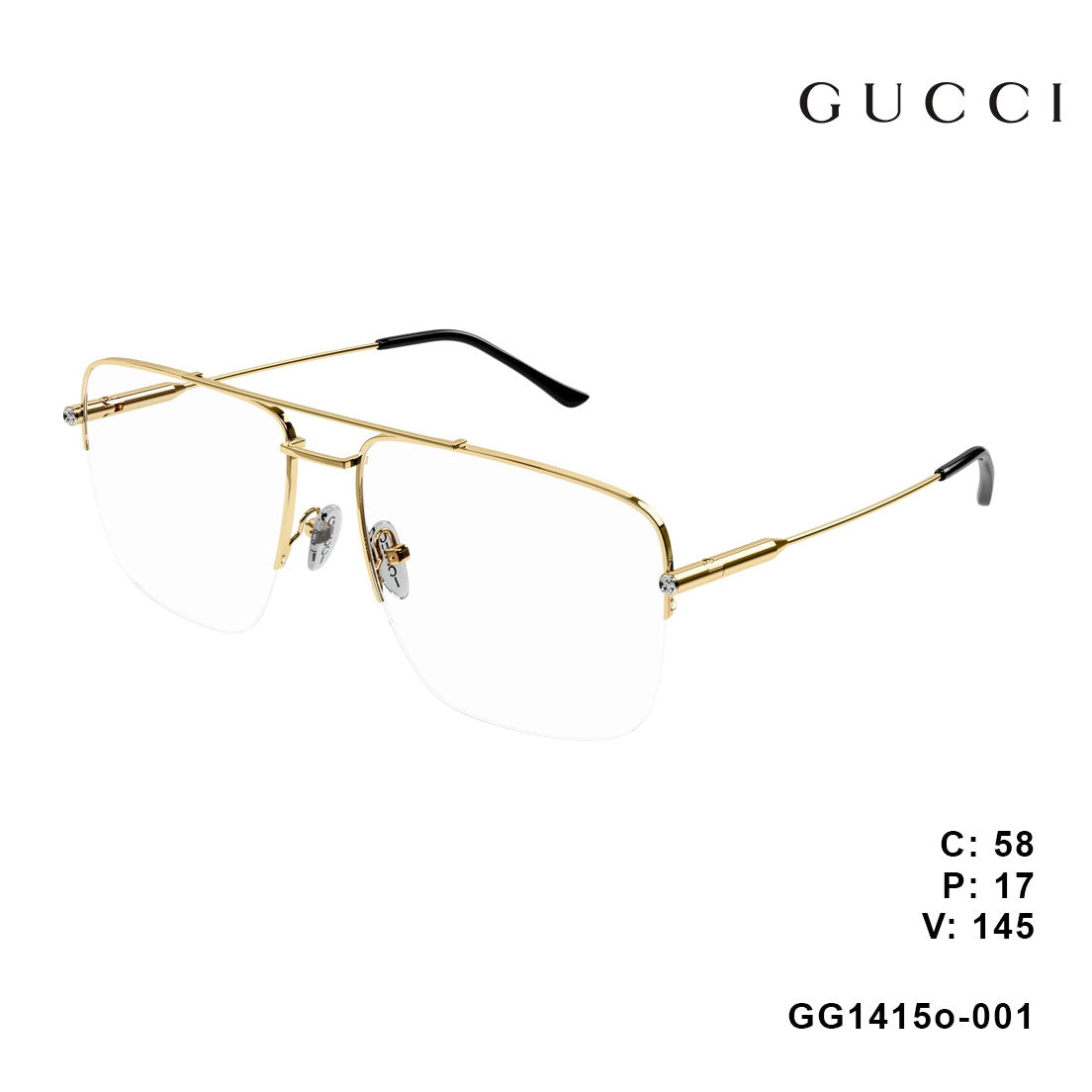 Gucci GG1415o-001 58mm
