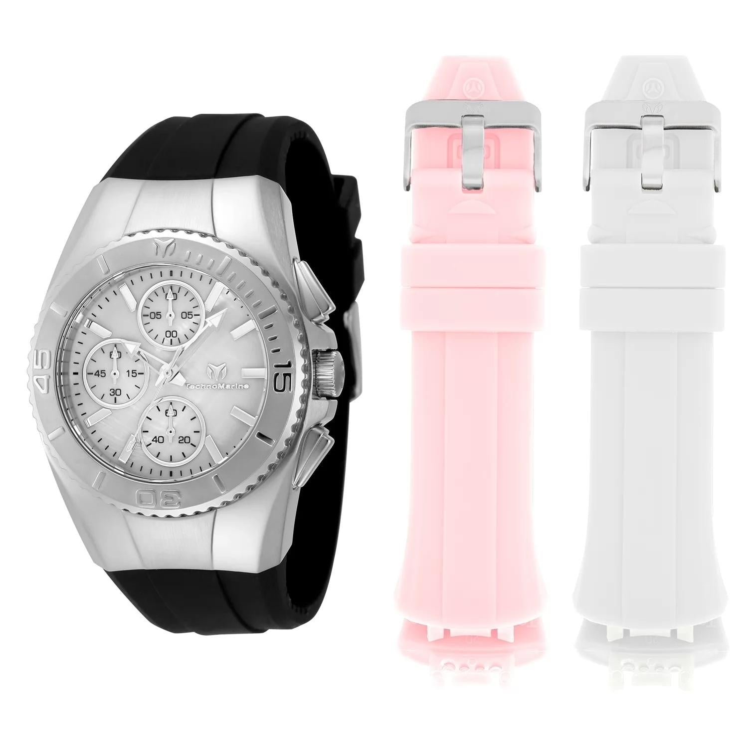 Technomarine Men's TM-124032 Cruise Quartz Chronograph White Dial Watch