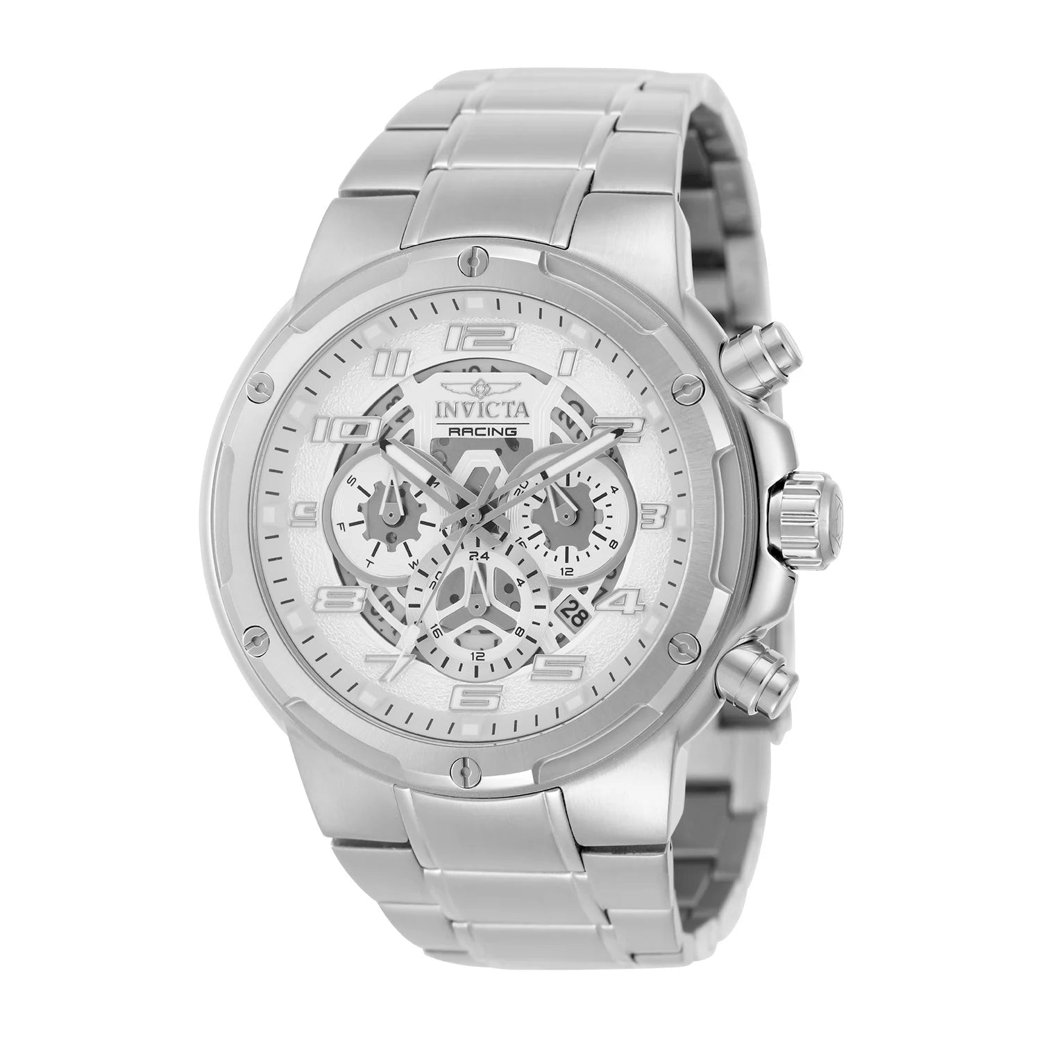 Invicta Men's 50256 S1 Rally Quartz Silver Dial Watch