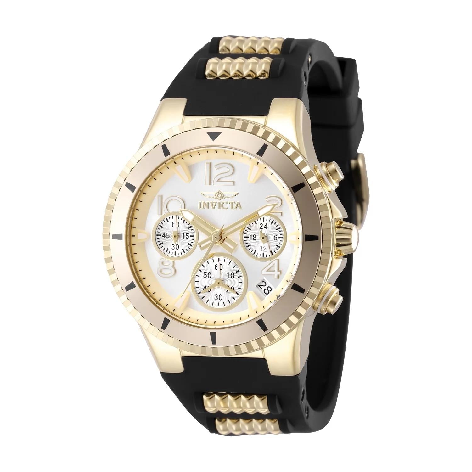Invicta Women's 49804 BLU Quartz VD53 Silver Dial Watch
