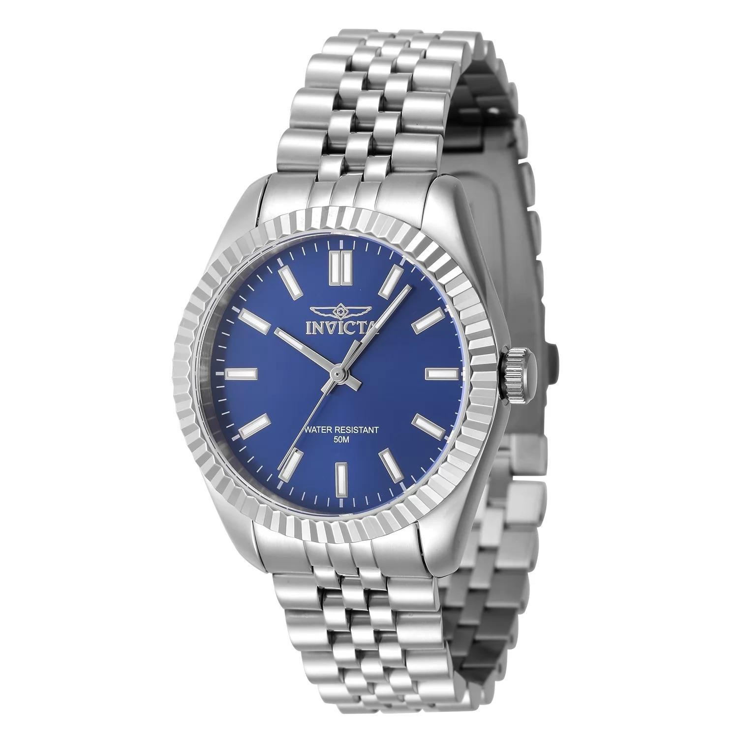 Invicta Women's 47497 Specialty Quartz 3 Hand Blue Dial Watch