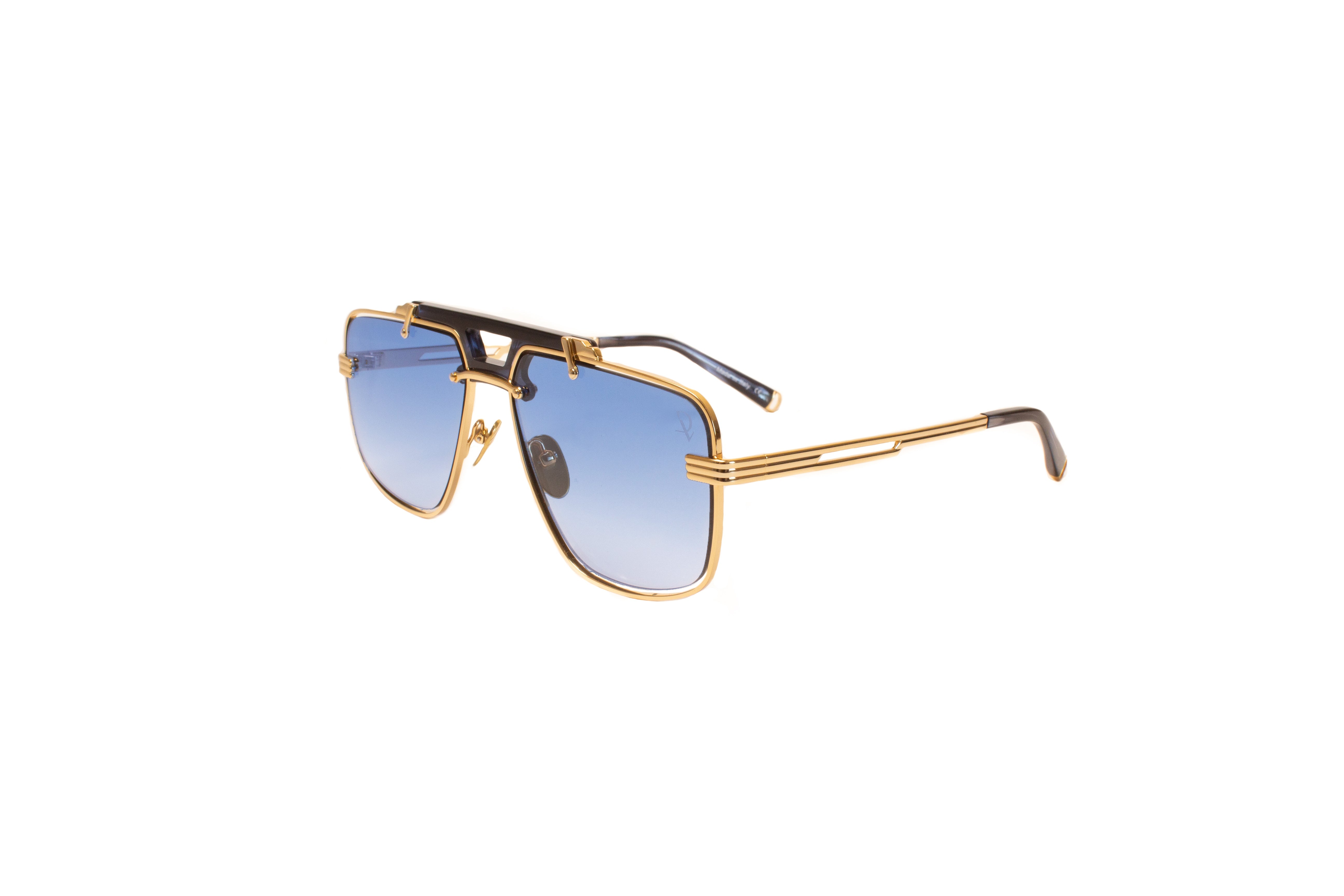 Diavi ASTOR GOLD BLUE HORN/BLUE GLD FLASH GOLD PLATED 18K 0