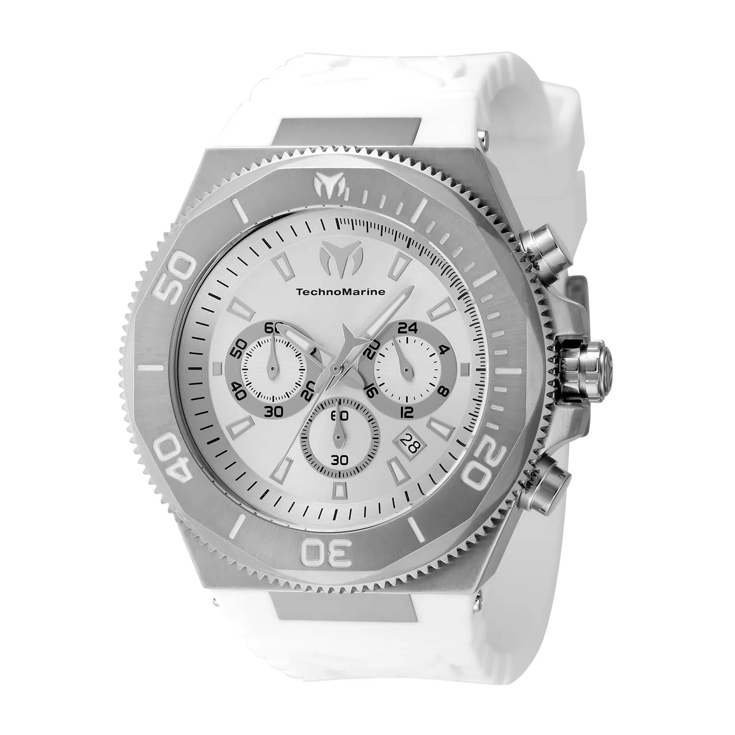Technomarine Men's TM-224015 Manta Quartz Chronograph Black Dial Watch