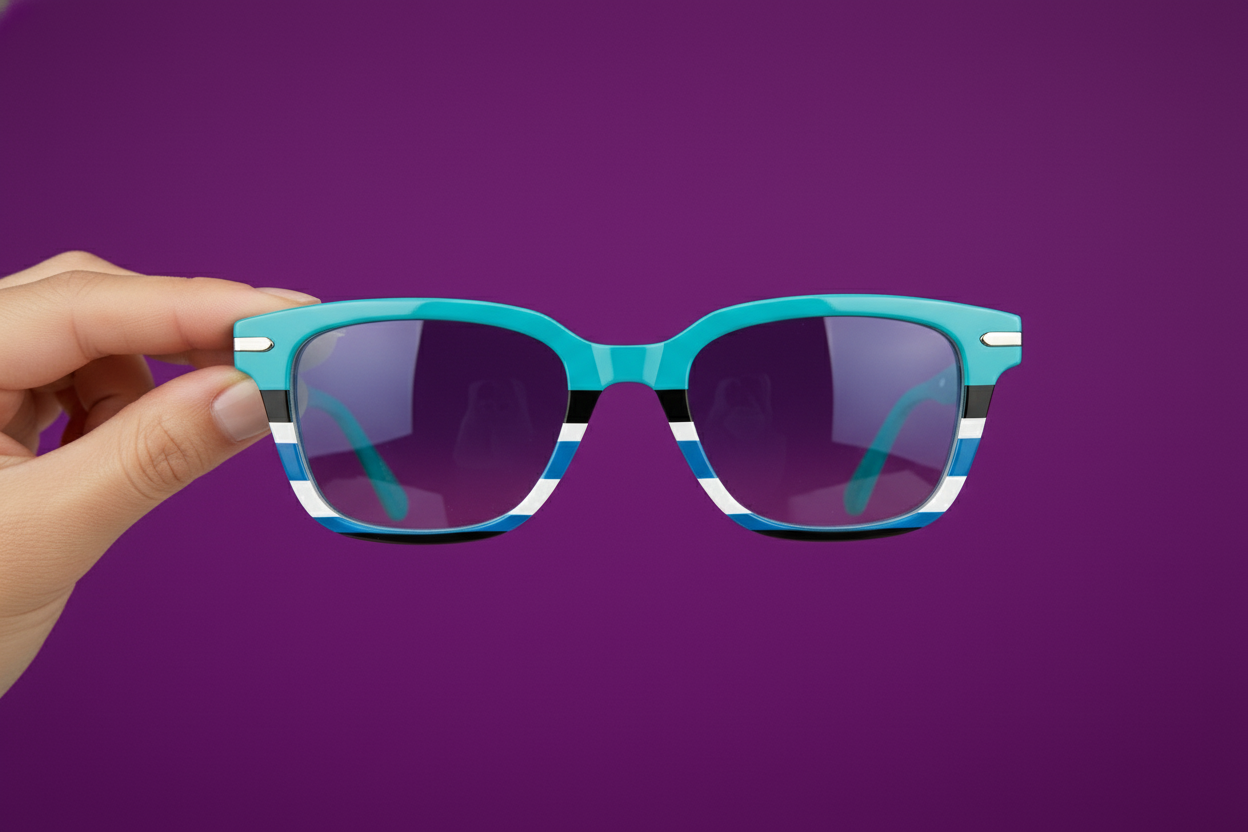 change the background color and the frame color. Background purple and find a good contrast for the frames