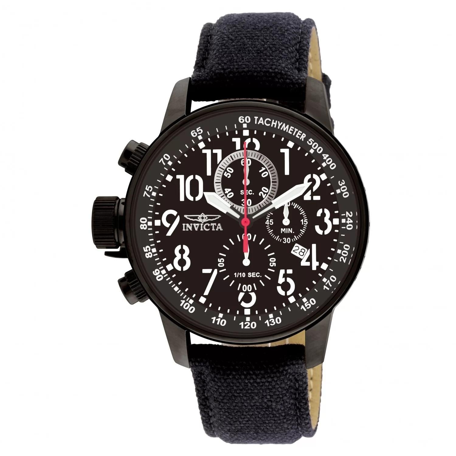 Invicta Men's 1517 I-Force Quartz Chronograph Black Dial Watch